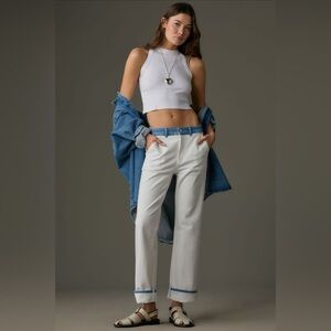 NWT Pilcro Relaxed Cuff High Rise Straight Leg Jean